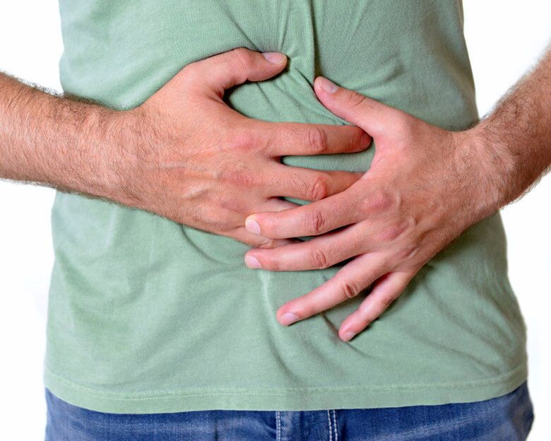 Worms can live in the intestines, causing abdominal pain