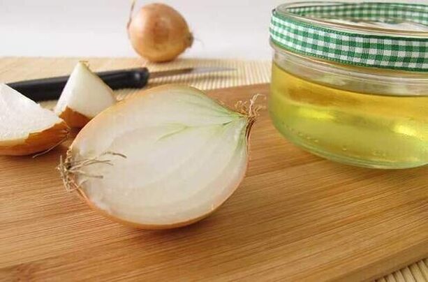 Onion infusion is used for one week to remove worms